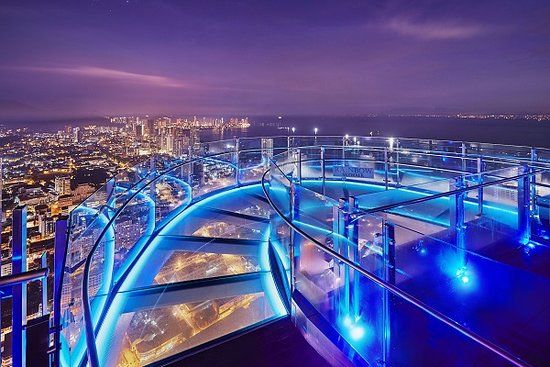 Rainbow Skywalk at Komtar